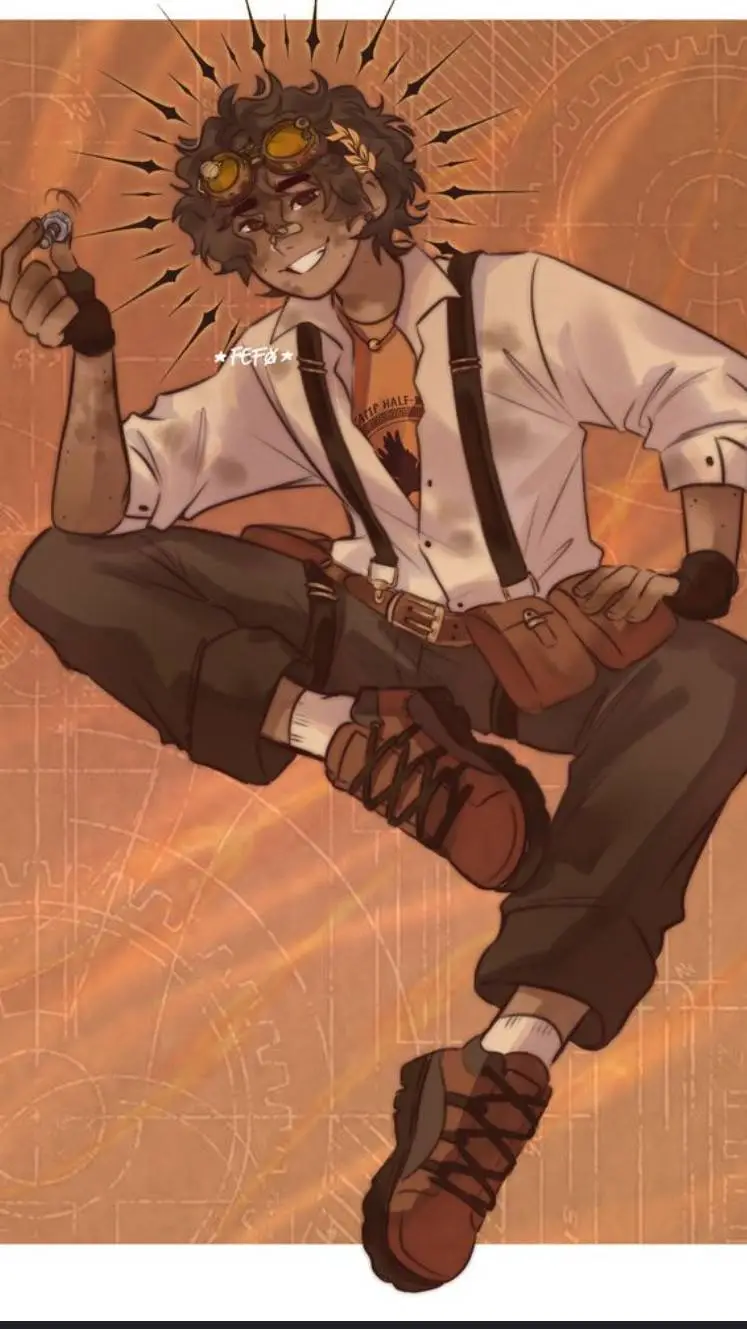 ai character: Leo Valdez (god au background