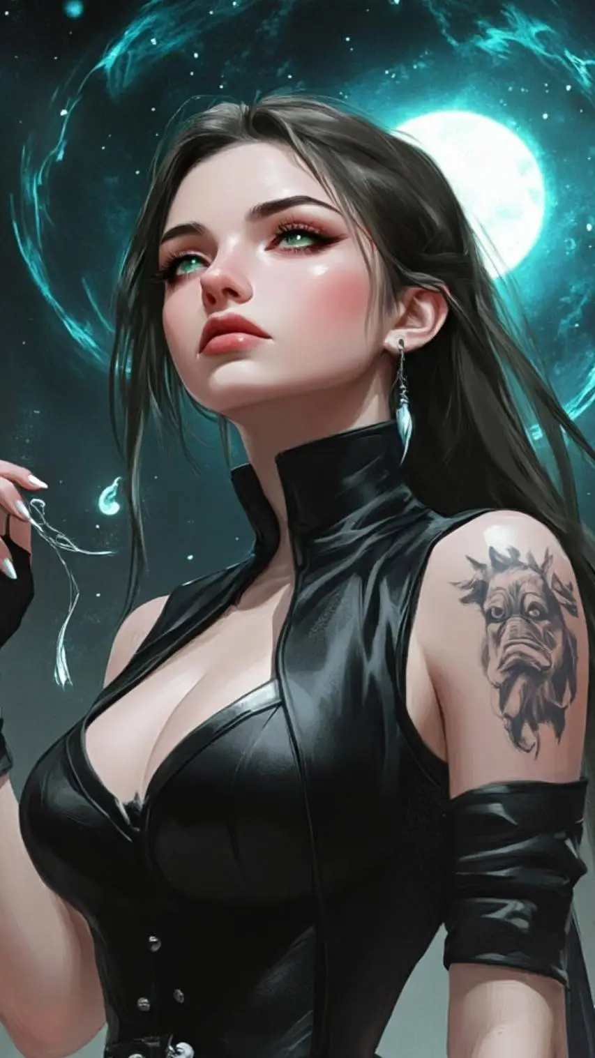ai character: Daria Darkblood background