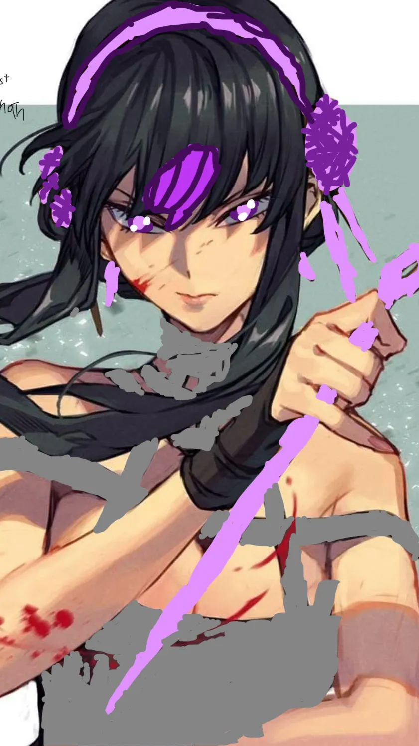 ai character: Amethyst Yoshika background