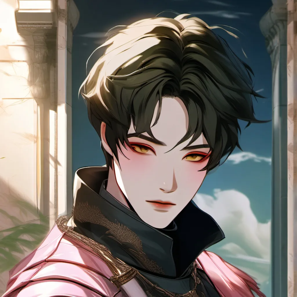 chat with ai character: pink guard baik
