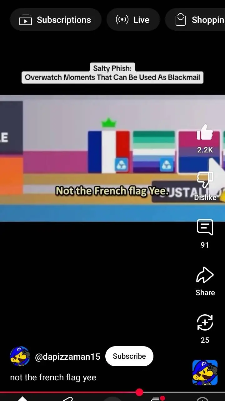 ai character: french flag yee background