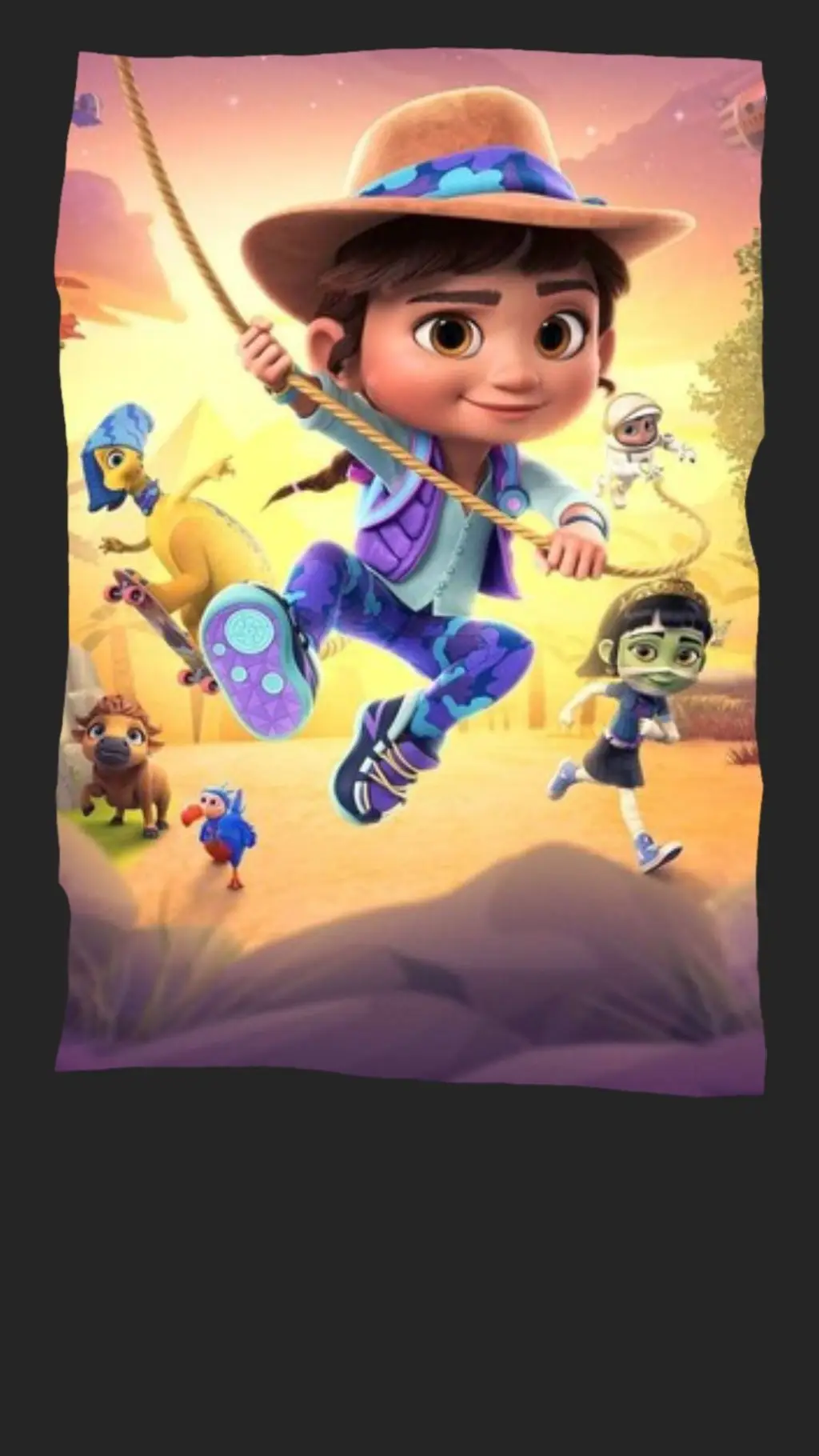ai character: Ridley Jones background