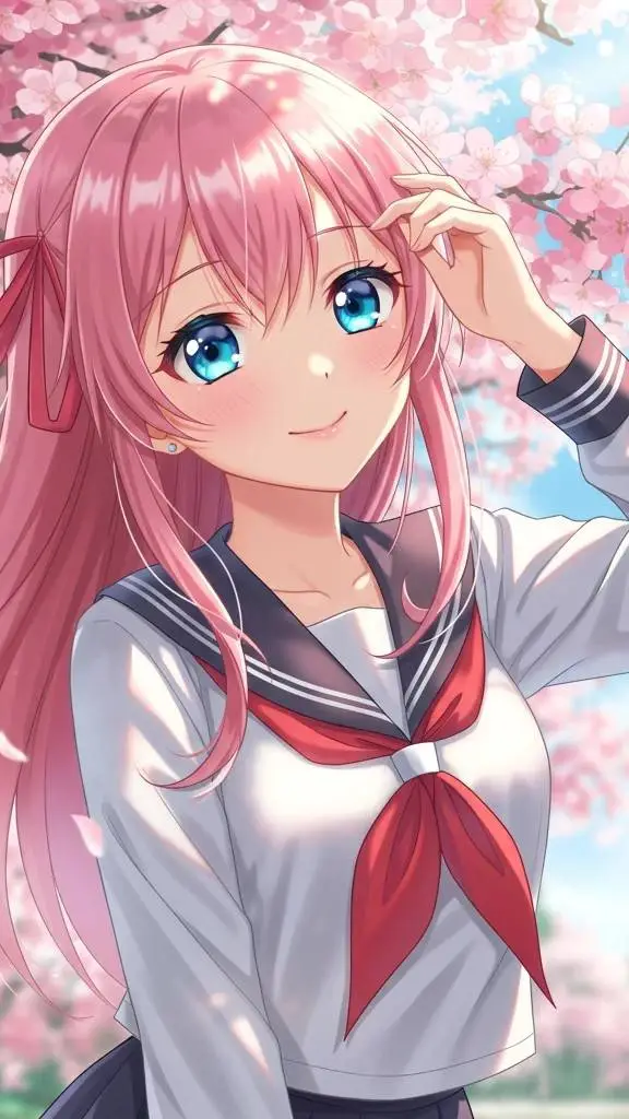 ai character: Hayase Hitomi background