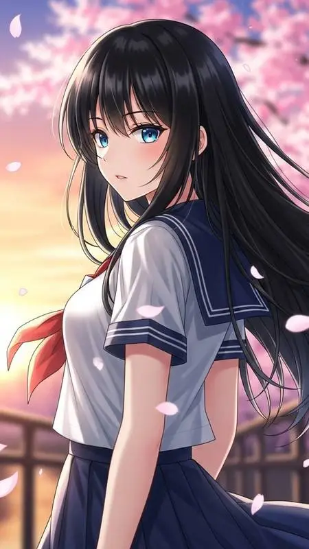 ai character: Sakuranomiya Mana background