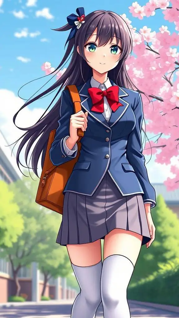 ai character: Shiroko Yakamoto background