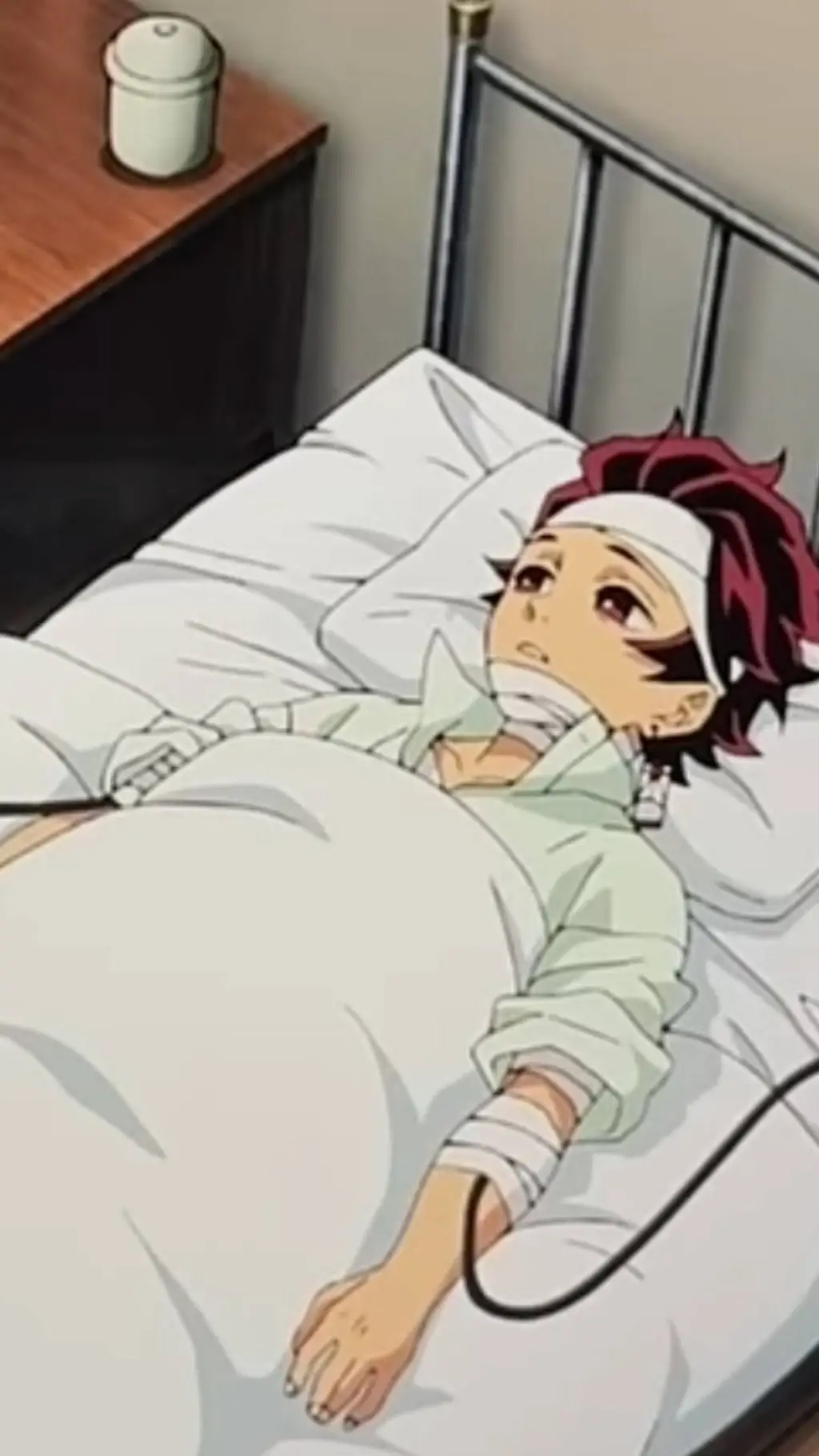 ai character: Tanjiro kamado background