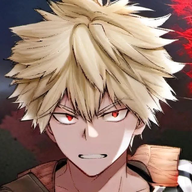 chat with ai character: Katsuki cuddles <3