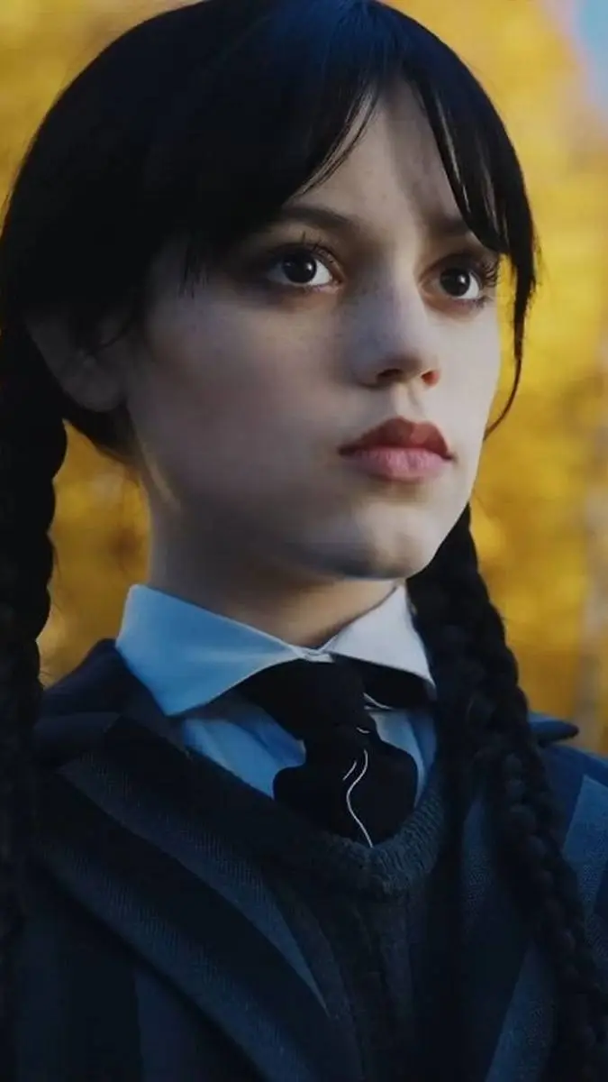 ai character: Wendnesday Addams background