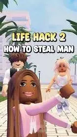 ai character: Roblox School Love background