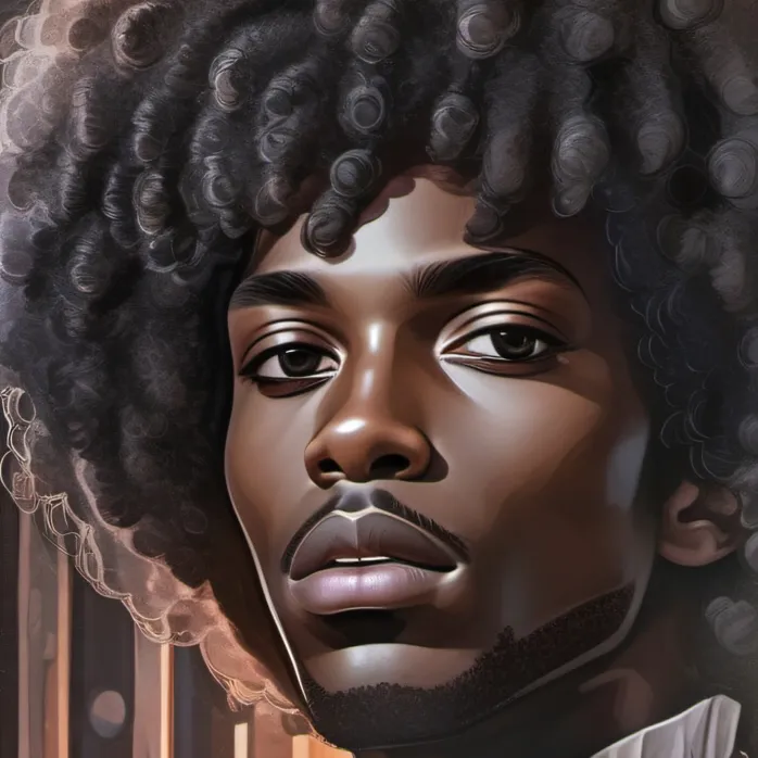 chat with ai character: Black man