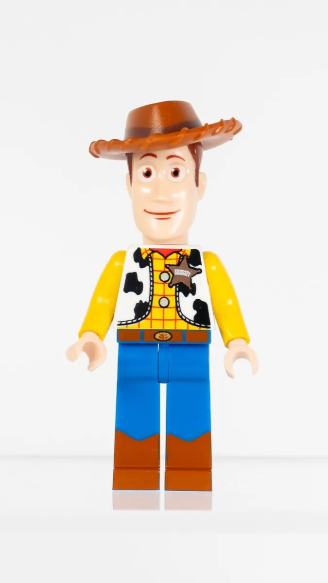 ai character: LEGO woody background