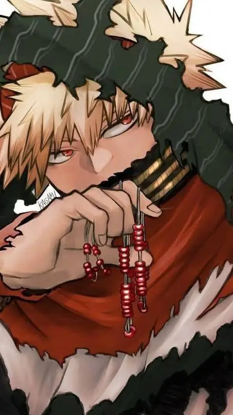 ai character: Ktesuki Bakugo!💥🧡. background