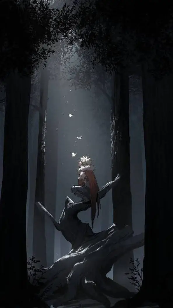 ai character: Bakugo tu.🤨🦋💥🧡❤️‍🔥 background