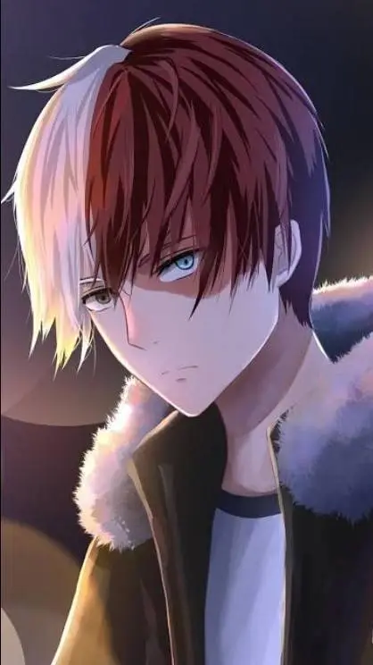 ai character: shoto todoroki.💘👇🏻 background
