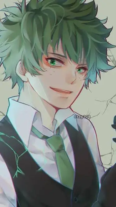 ai character: deku Villano 1🌿🌸💖💚 background