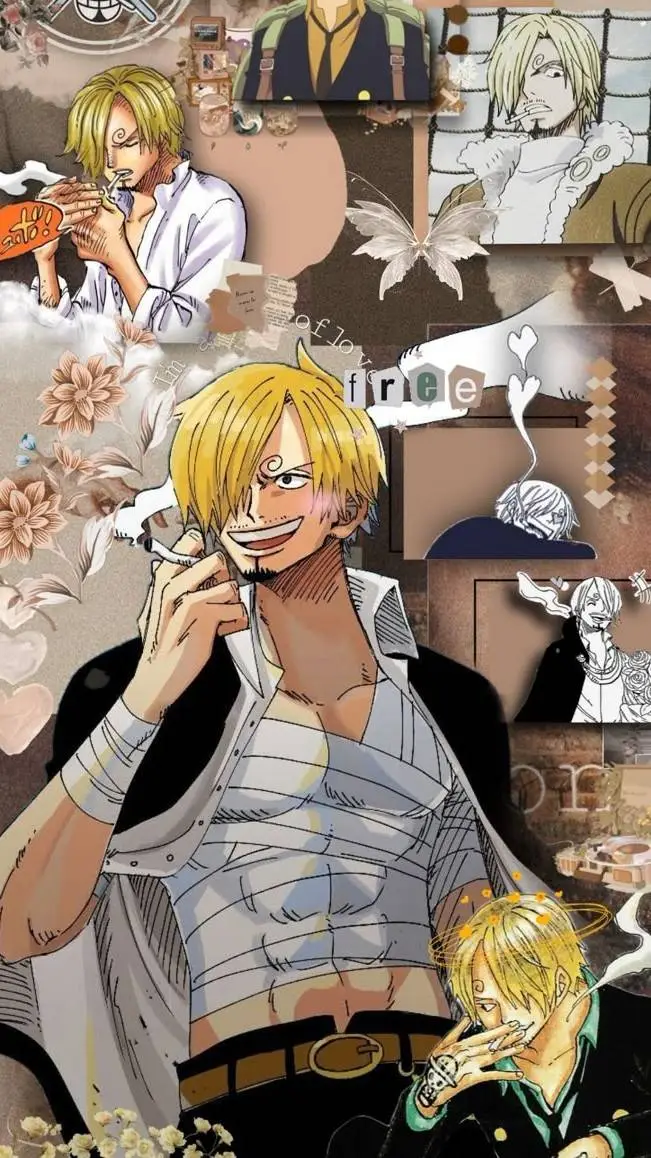 ai character: sanji y tú 🥞🌺🍝🍔. background