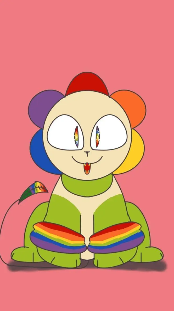 ai character: Dandy! background