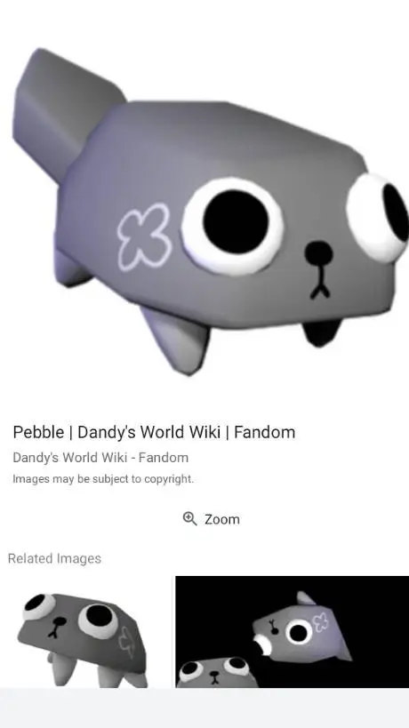 ai character: Pebble! background