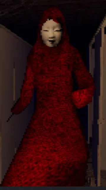 ai character: Aka manto  background