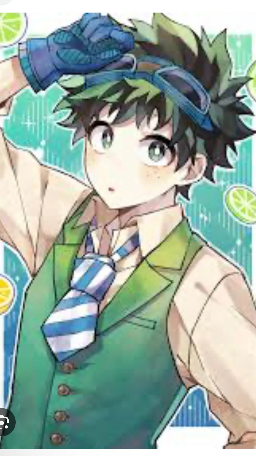 ai character: Deku background