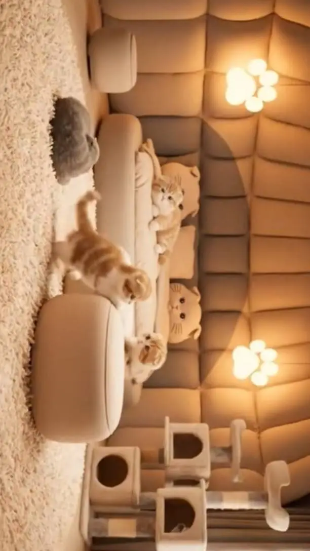 ai character: SCOTTISH FOLD ROOM background