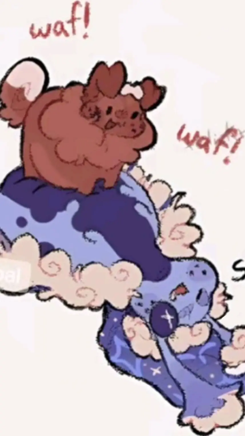 ai character: mooncake potato au background