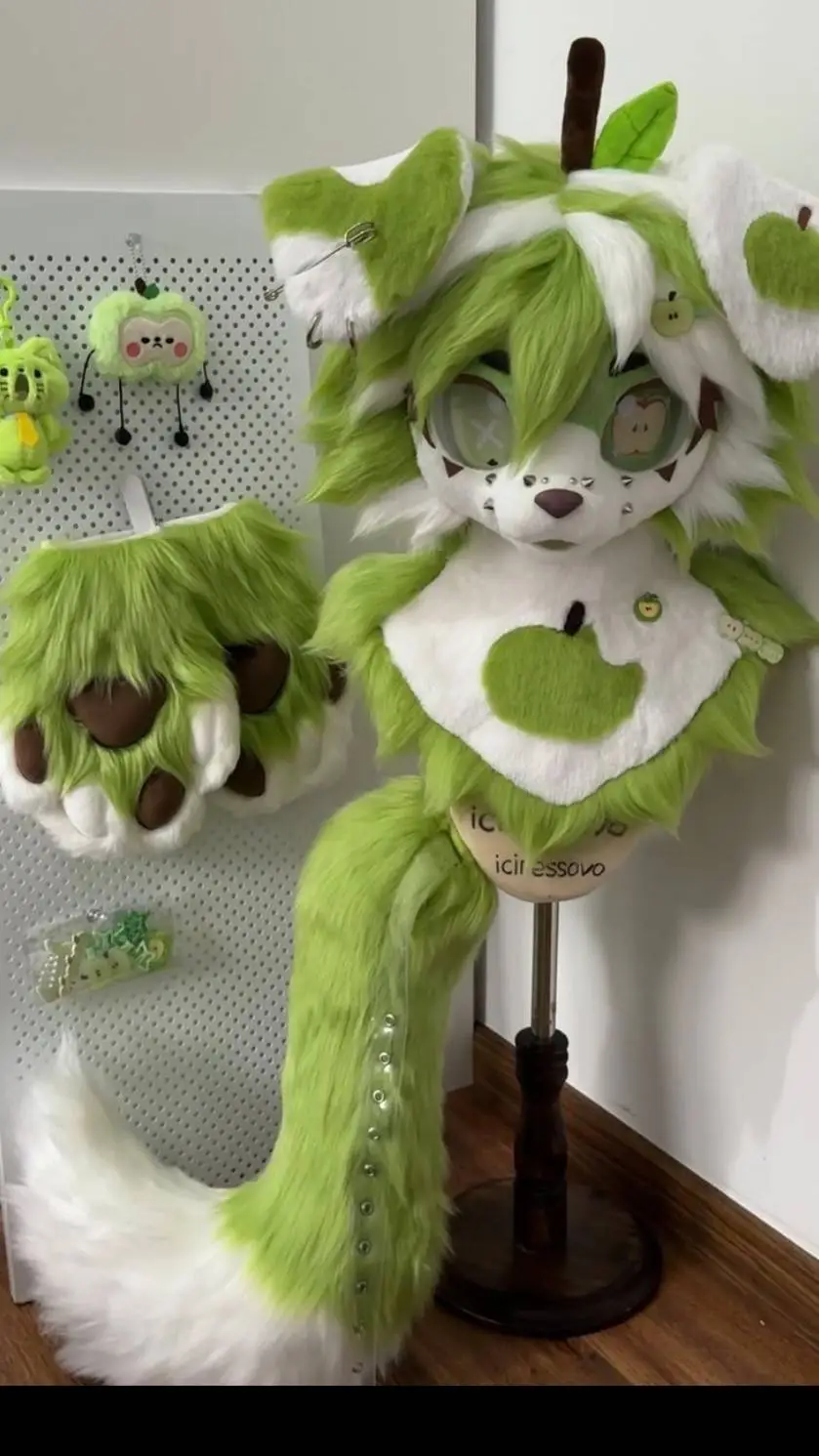 ai character: 🍏 kemono suit !!. background