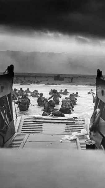 ai character: D-day background