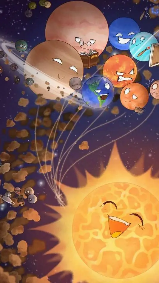 ai character: SOLARBALLS background