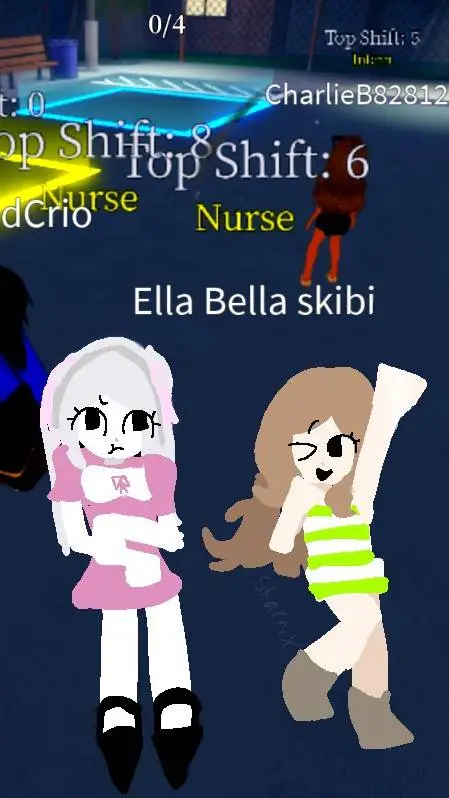 ai character: my friend group!! background