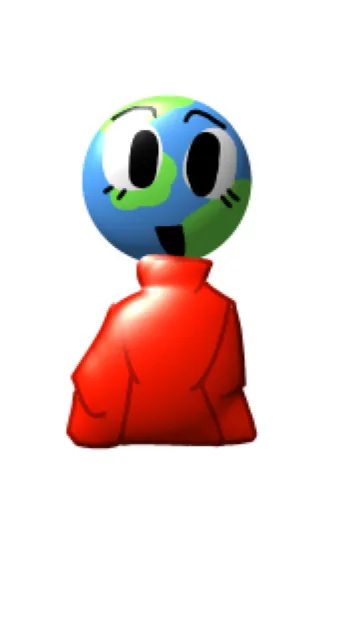 ai character: Earthy(my oc) dw background