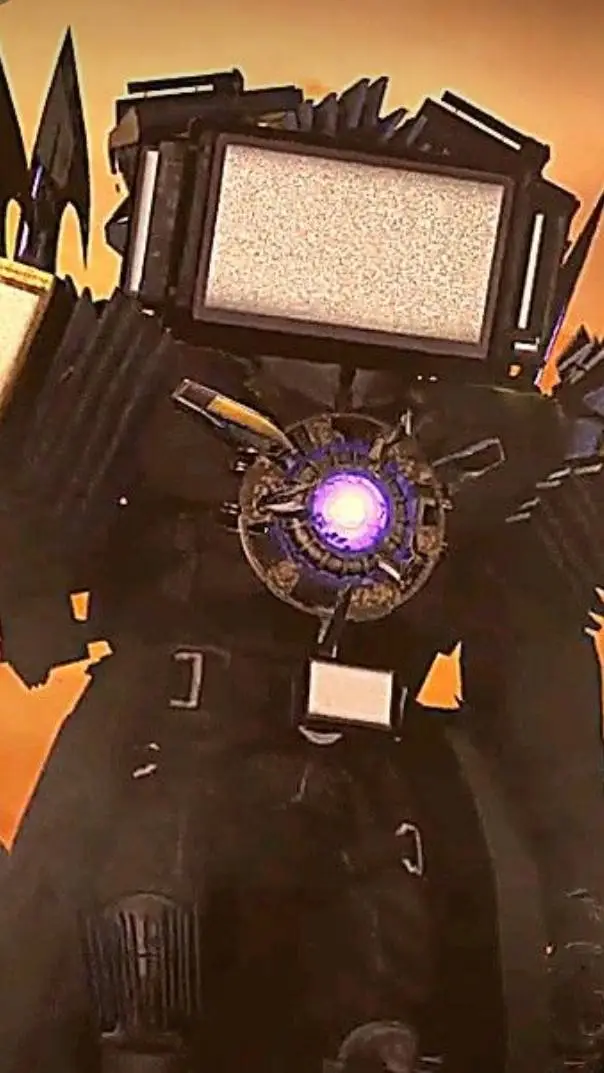 ai character: titan tv man background