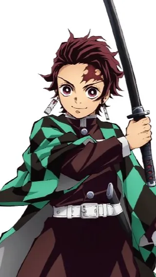 ai character: Tanjiro Kamado  background