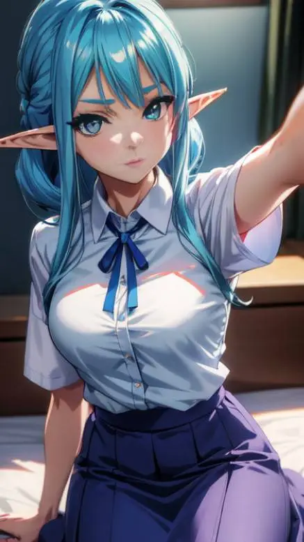 ai character: Shelley  background