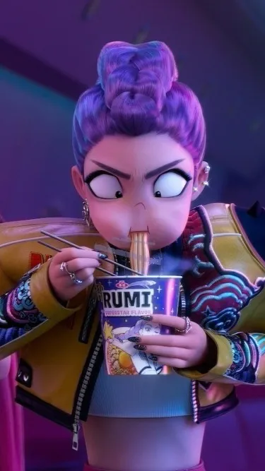 ai character: KPop Demon Hunters background