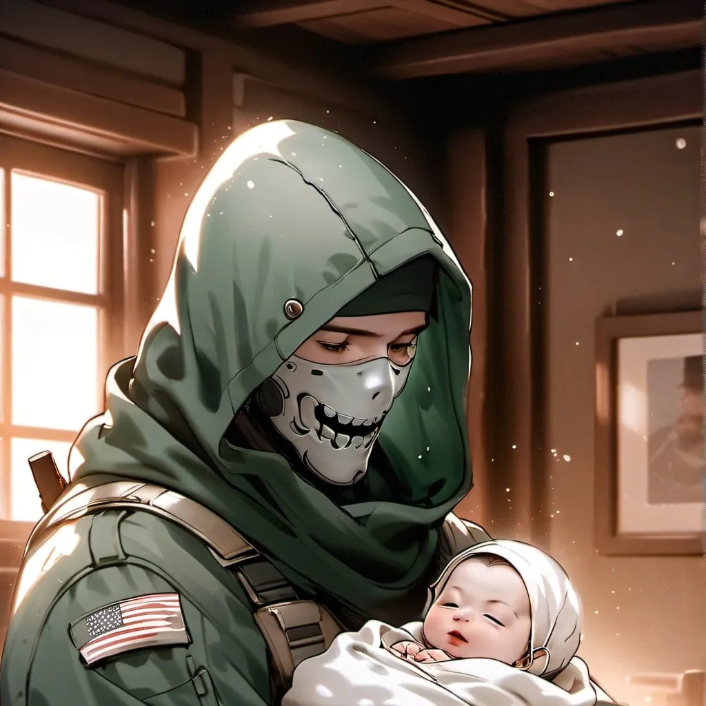 chat with ai character: ghost x you (baby)