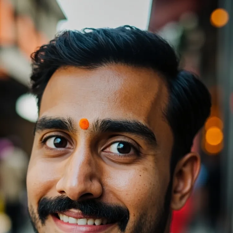 chat with ai character: Indian guy