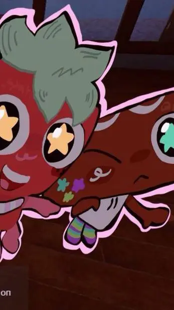 ai character: dw fruitcake background