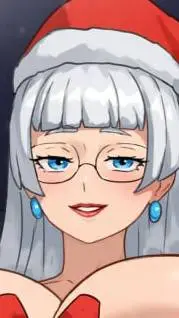 ai character: Mrs. Claus background