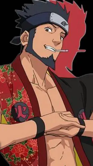 ai character: Asuma Sarutobi background