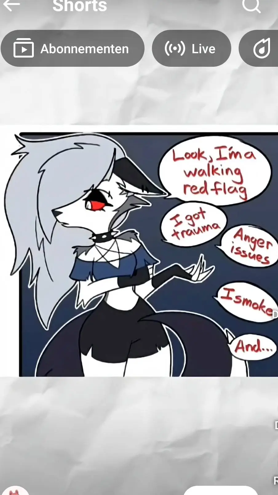 ai character: Loona background