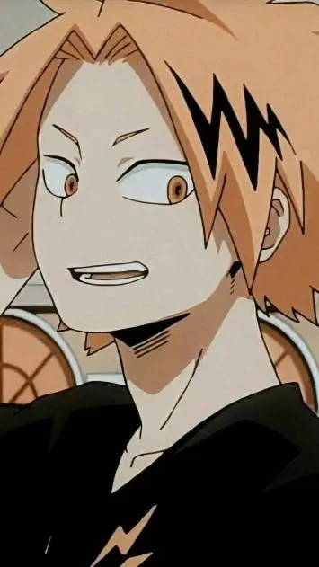 ai character: Denki Kaminari  background