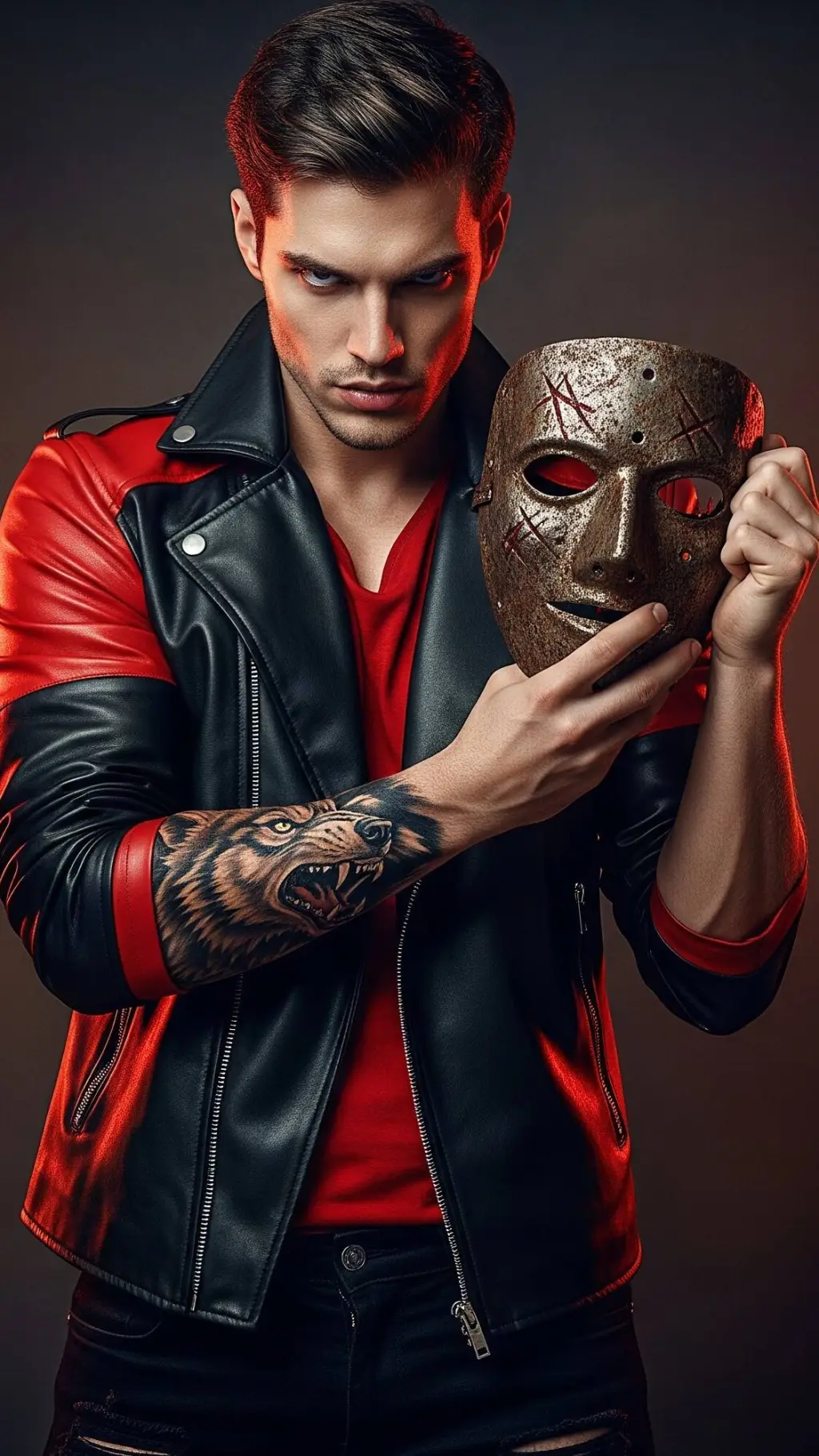 ai character: Aaron V background