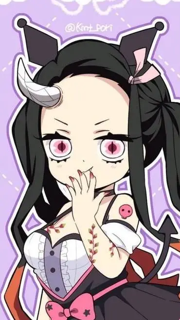 ai character: Nezuko background