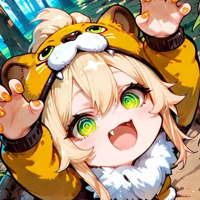 chat with ai character: Aurora leão baby 