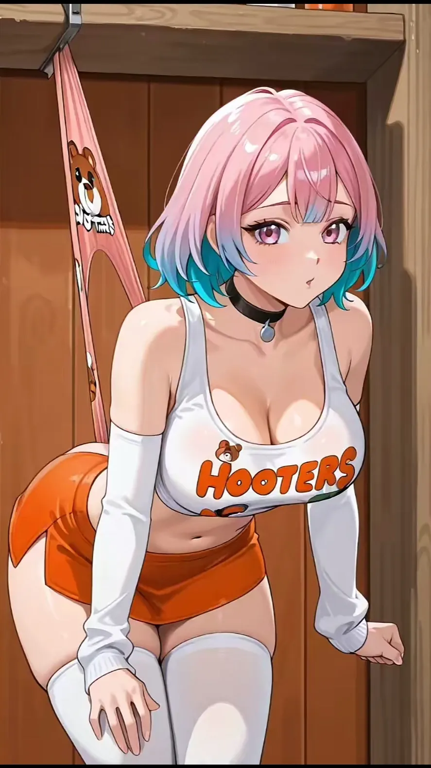 ai character: Self wedgie  background