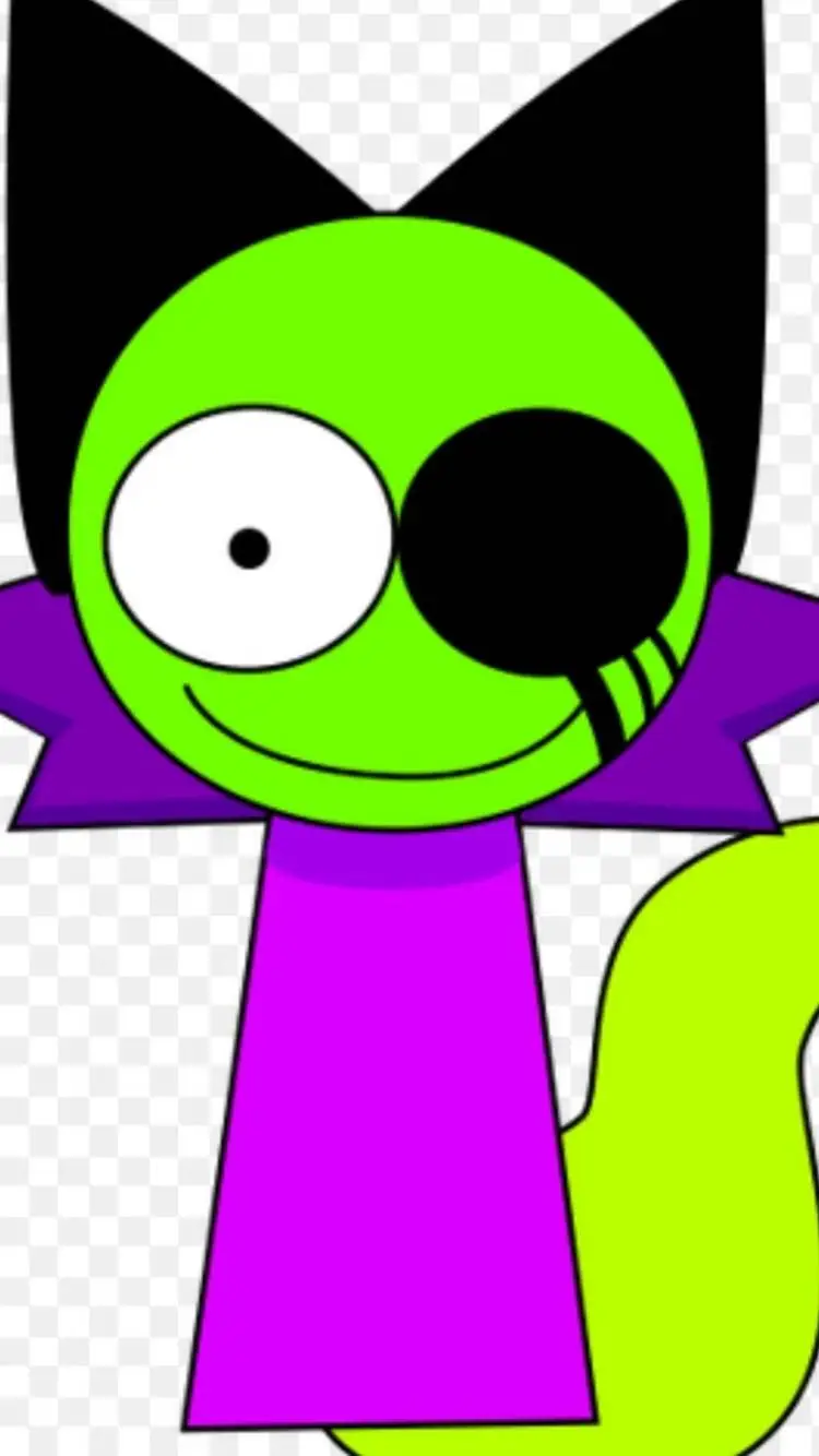 ai character: Acid background