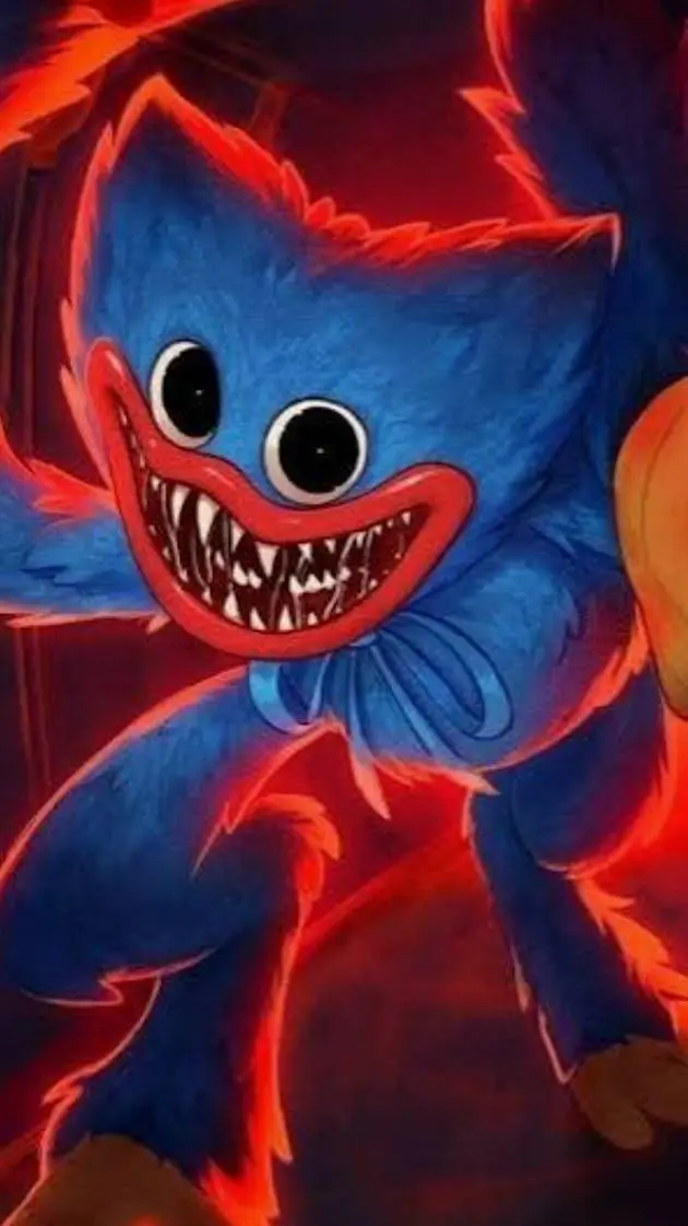 ai character: 🧸HUGGY WUGGY🌹 background