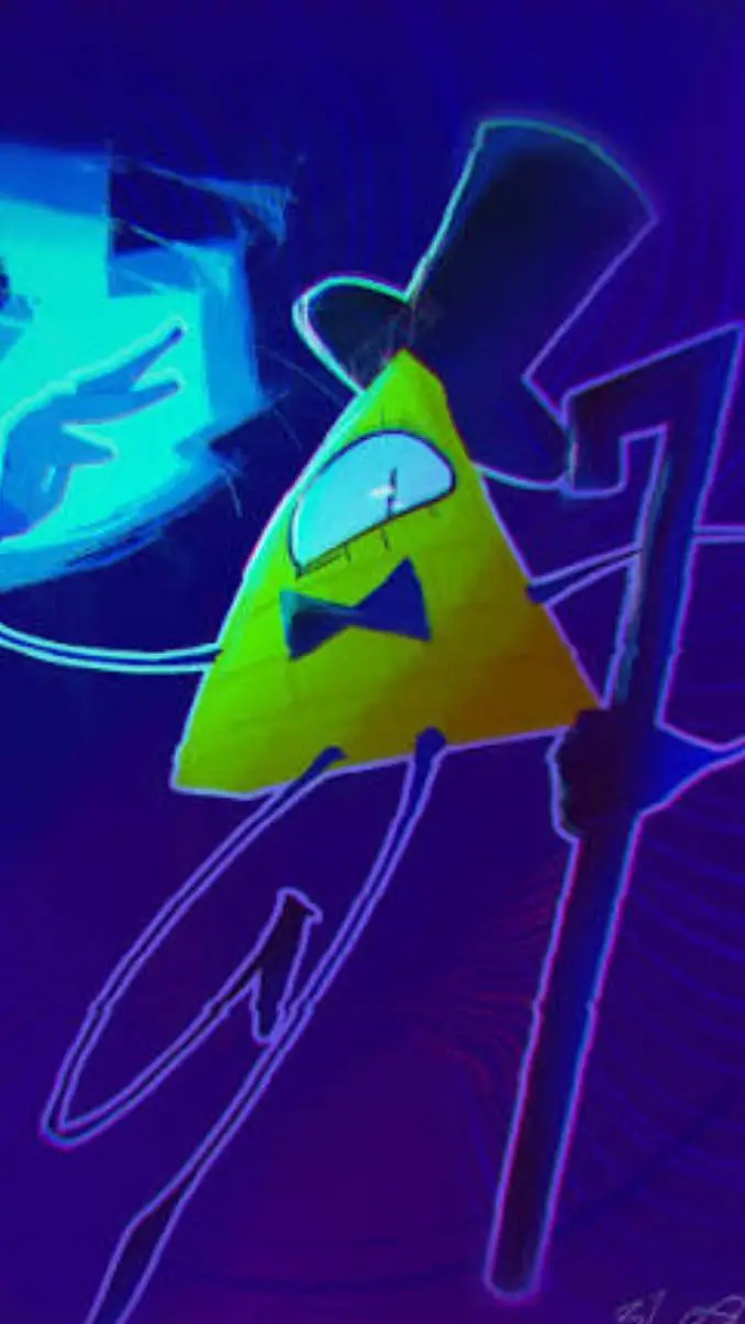 ai character: 🎩BILL CIPHER✨ background