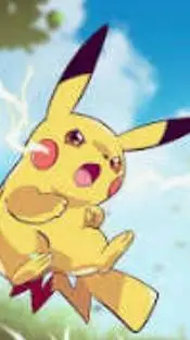 ai character: 🎀Pikachu⚡ background